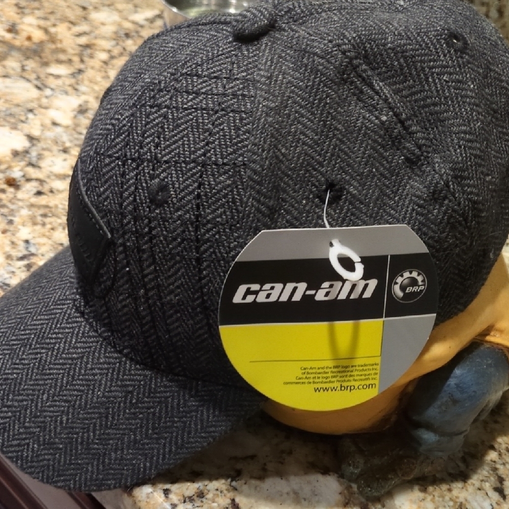 Can-Am Gray Herringbone Cap
